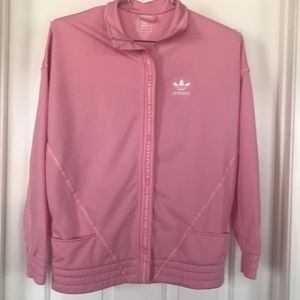 Adidas jacket Pink Girl Kids XL woman’s S / M